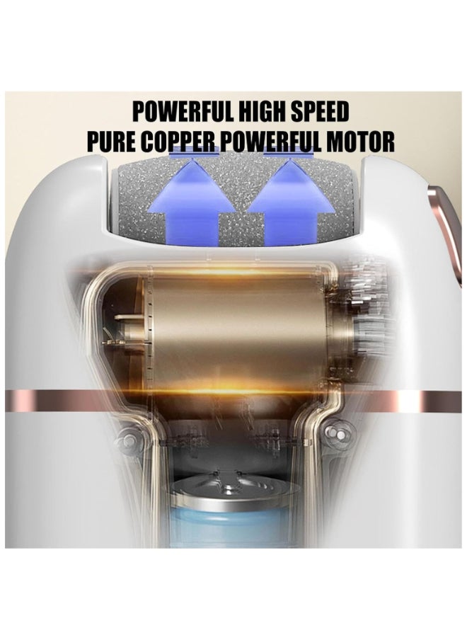 Hihonor - Lightning Deals Of Today Prime New Electric Feet Callus Removers Rechargeable, Upgrade Portable Electronic Foot File Pedicure Tools, Electric Callus Remover Kit,Professional Pedi Feet Care - Image 1