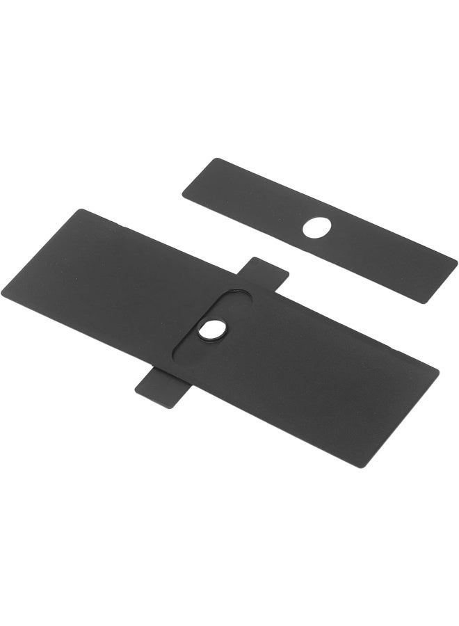 Car Shift Panel Dust Cover, 8015A066 8015A065 2PCs Shift Lever Panel Trim Strip Easy to Install Gear Shift Panel Cover Replacement for Mitsubishi Pajero V93 V80 V87 V97 - Image 1