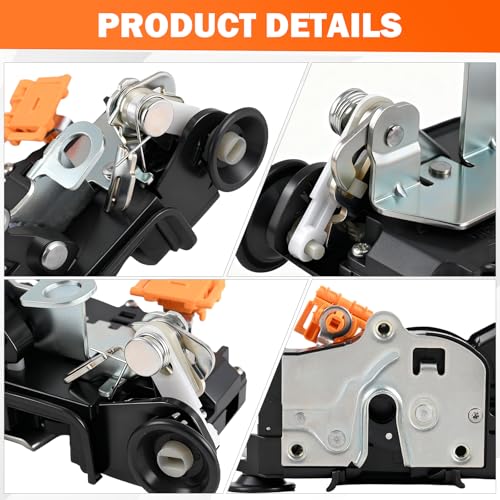 Yikesai Door Lock Latch Actuator - Rear Left Driver Side - Compatible with 2007 2008 2009 2010 2011 2012 2013 2014 Chevy Silverado, Suburban, Avalanche, Tahoe GMC Sierra, Yukon XL Cadillac Escalade ESV EXT - Image 5