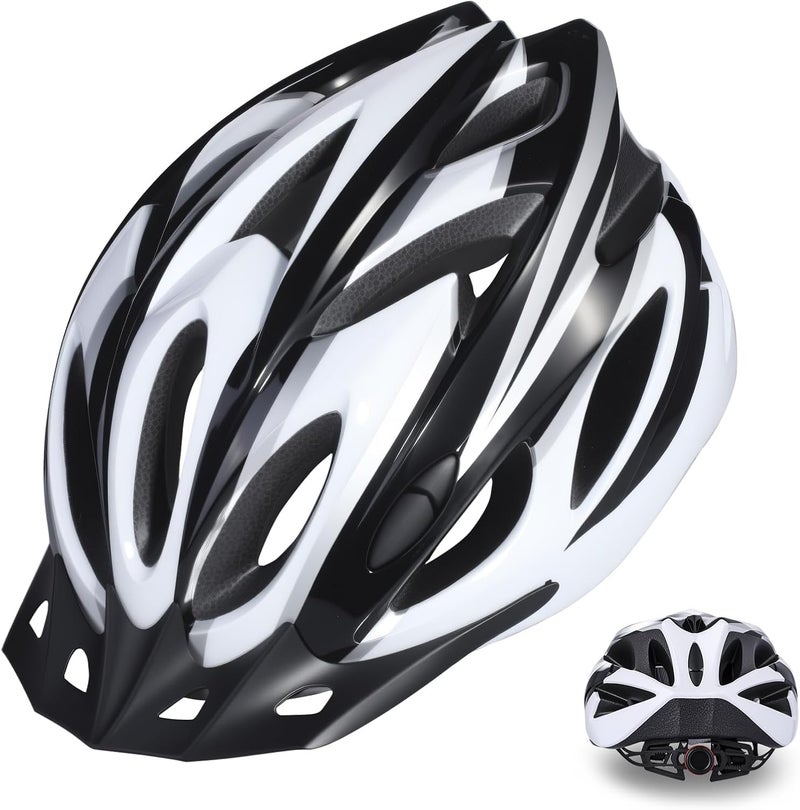 Zacro Adult Bike Helmet Lightweight for Men Women Comfort with Pads&Visor, Certified Bicycle Helmet for Adults Youth Mountain Road Biker - Image 1