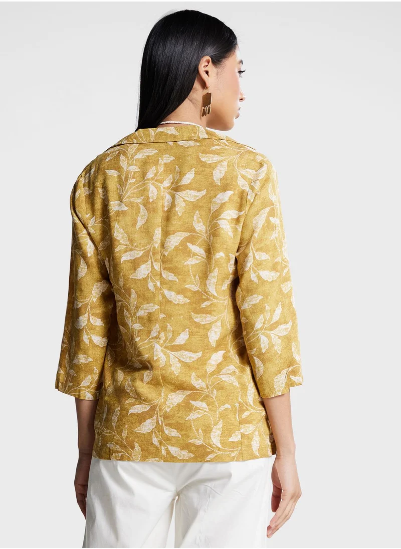 Biba Printed Tunic With Jacket