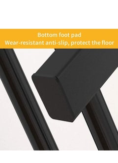 Arabest Clothes Storage Rack Floor Hanger Parallel Bars-black  - Image 3