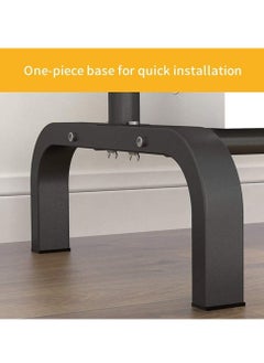 Arabest Clothes Storage Rack Floor Hanger Parallel Bars-black  - Image 4