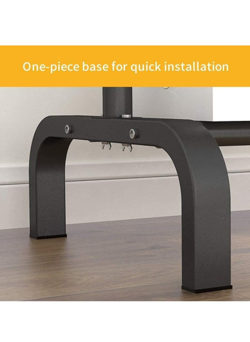Arabest Clothes Storage Rack Floor Hanger Parallel Bars-black  - Image 4