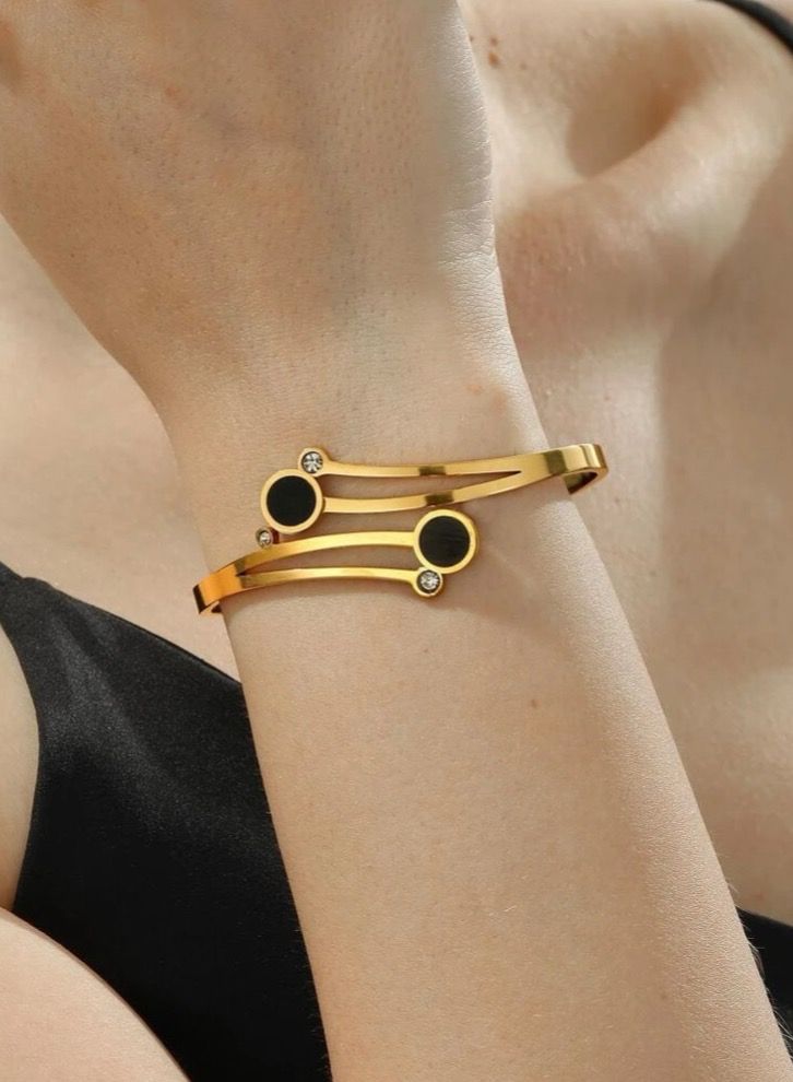 18k Gold Plated Stainless Steel Bracelet