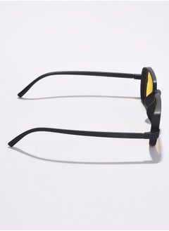 Haute Sauce Yellow Lens Black Wayfarer Sunglasses  - Image 5