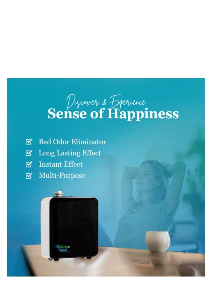 Green Signal - Premium Green Signal Aroma Oil Diffuser Fragrance Machine Bluetooth - Medium (Silver) - Image 1