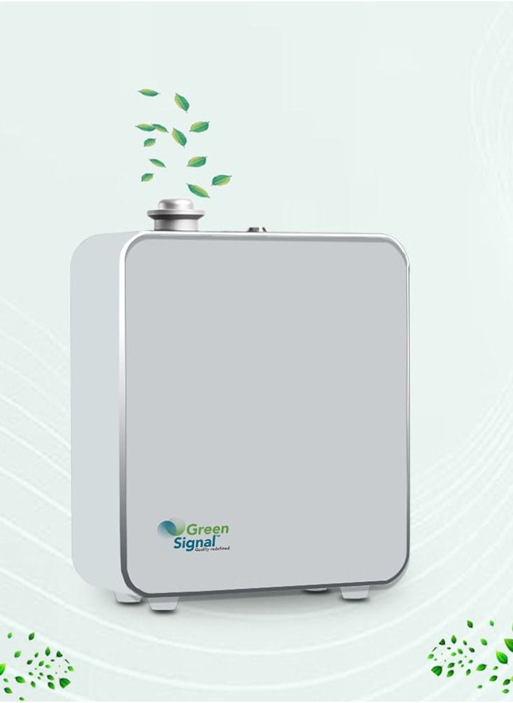 Green Signal - Premium Green Signal Aroma Oil Diffuser Fragrance Machine Bluetooth - Medium (Silver) - Image 1