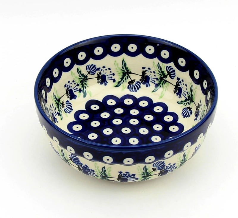 Polish Pottery Market 6Inch Bowl Handcrafted from Zaklady Boleslawiec Poland 24 Ounce Polish Stoneware Soup Salad Dessert Bowl - Image 3