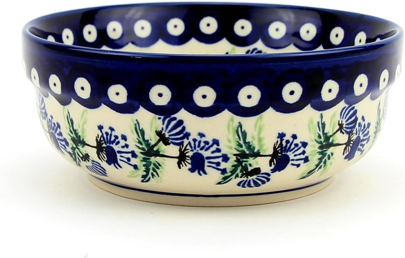 Polish Pottery Market 6Inch Bowl Handcrafted from Zaklady Boleslawiec Poland 24 Ounce Polish Stoneware Soup Salad Dessert Bowl - Image 2