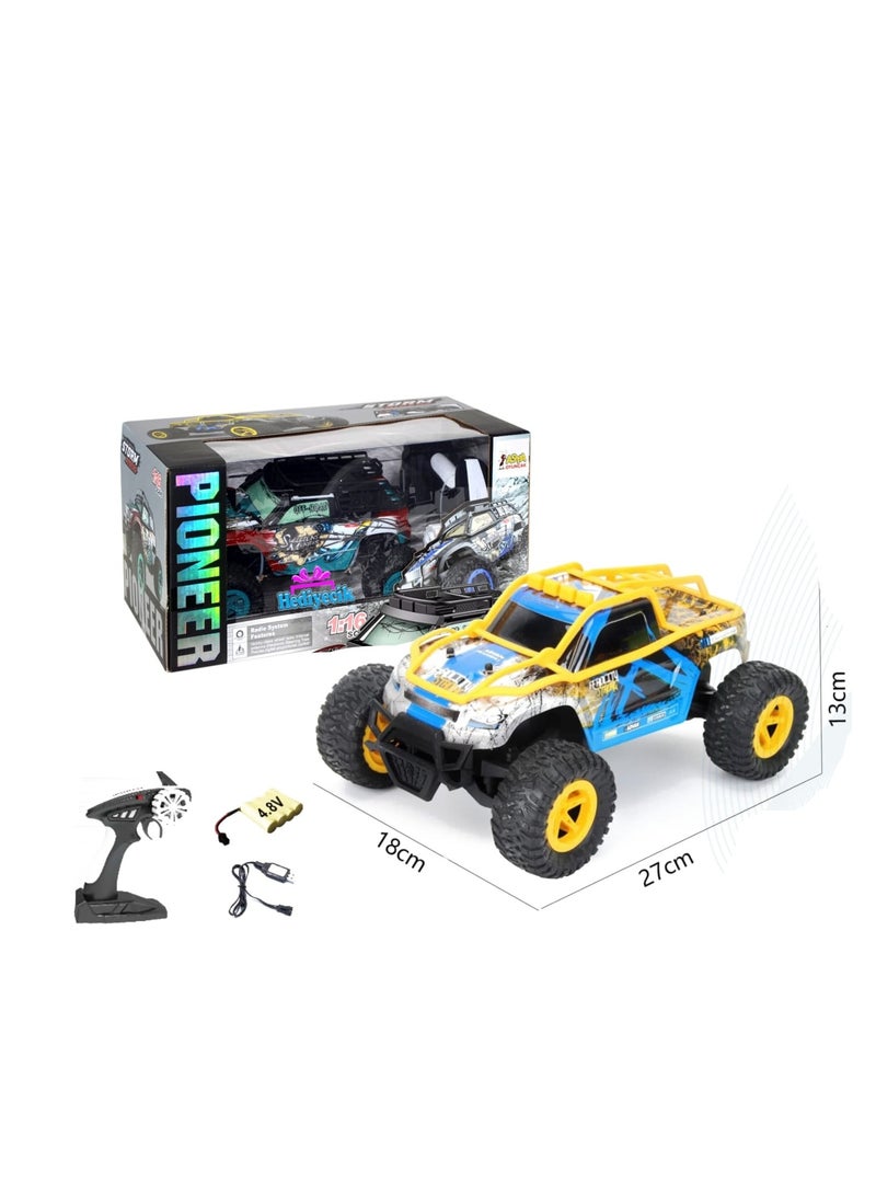 اسيا لعبة سيارة التسلق بيج فوت بجهاز تحكم عن بعد