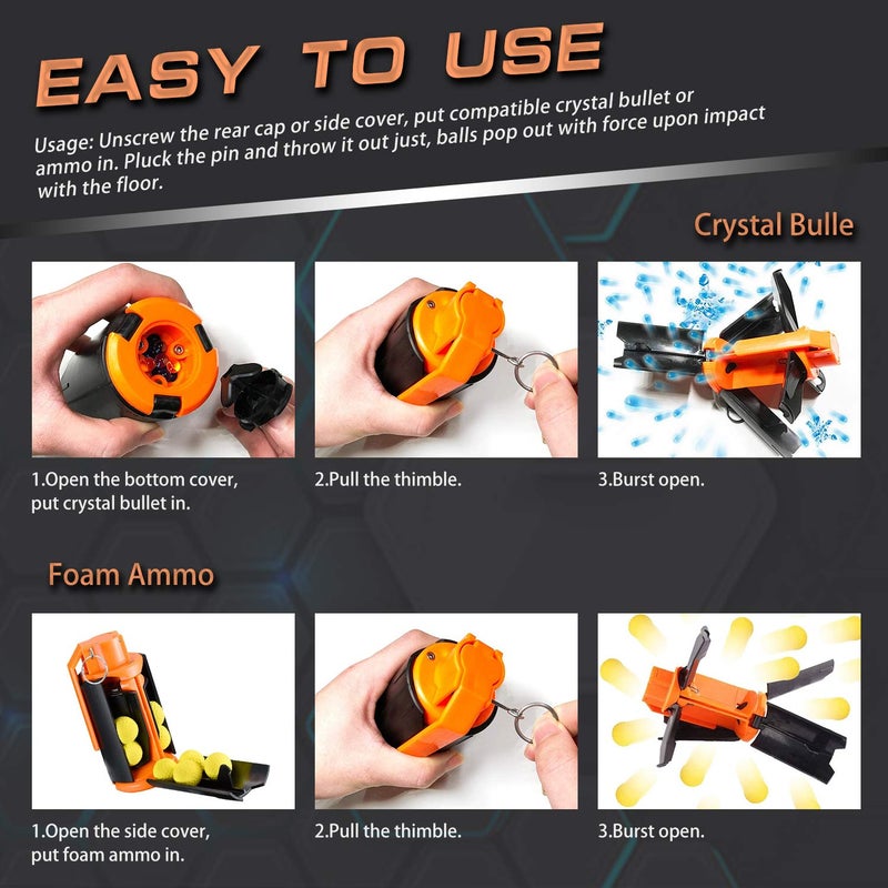Ruibytree Tactical Plastic Toy for CS Nerf Rival Battle Game  Strike Games(1 Packs) - Image 2