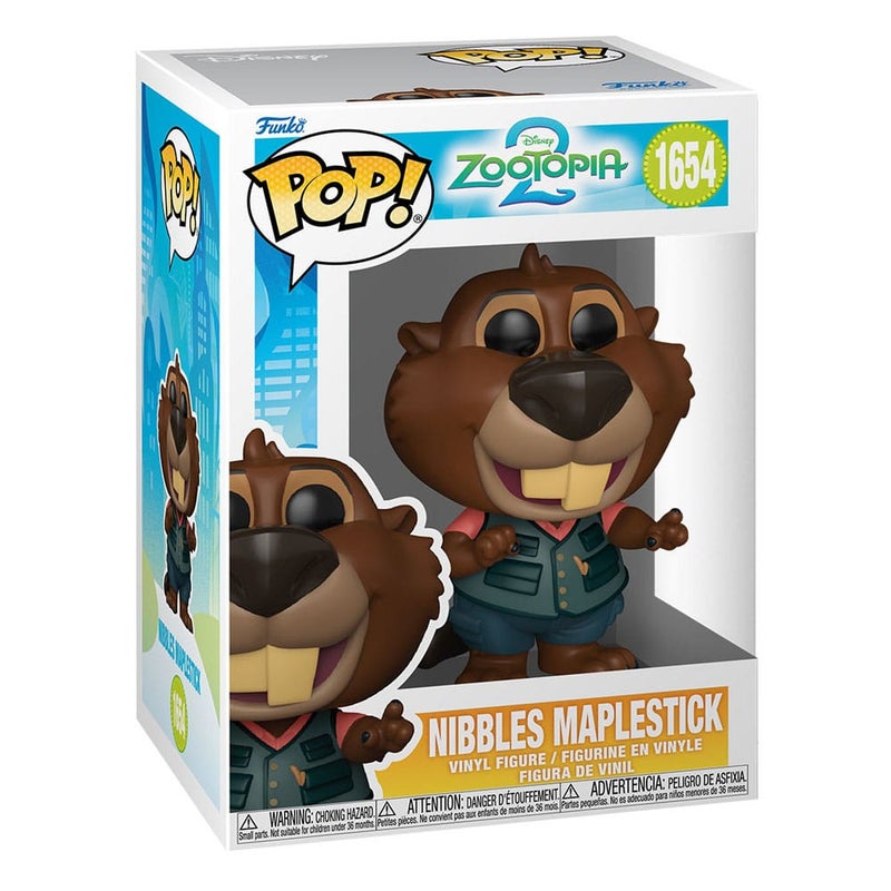 Funko POP! Disney Zootopia 2 Nibbles Maplestick Vinyl Figure (9.9 cm) - Image 1