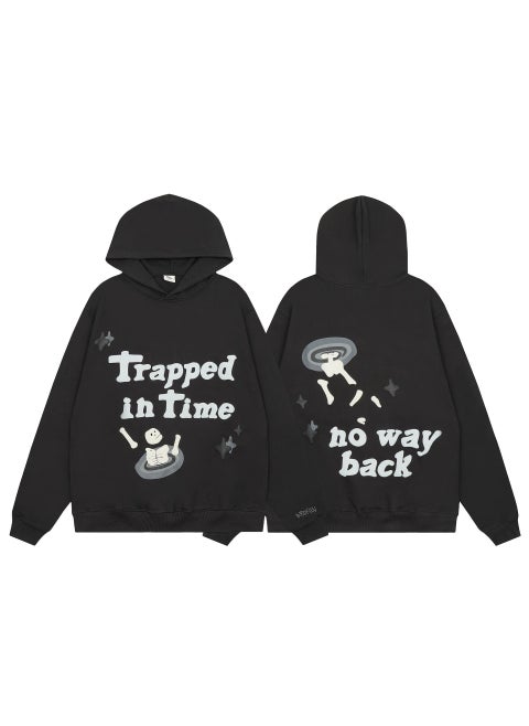Broken Planet Mens Hoodie  Sweatpants Streetwear Bp-h220 sweatshirt: black