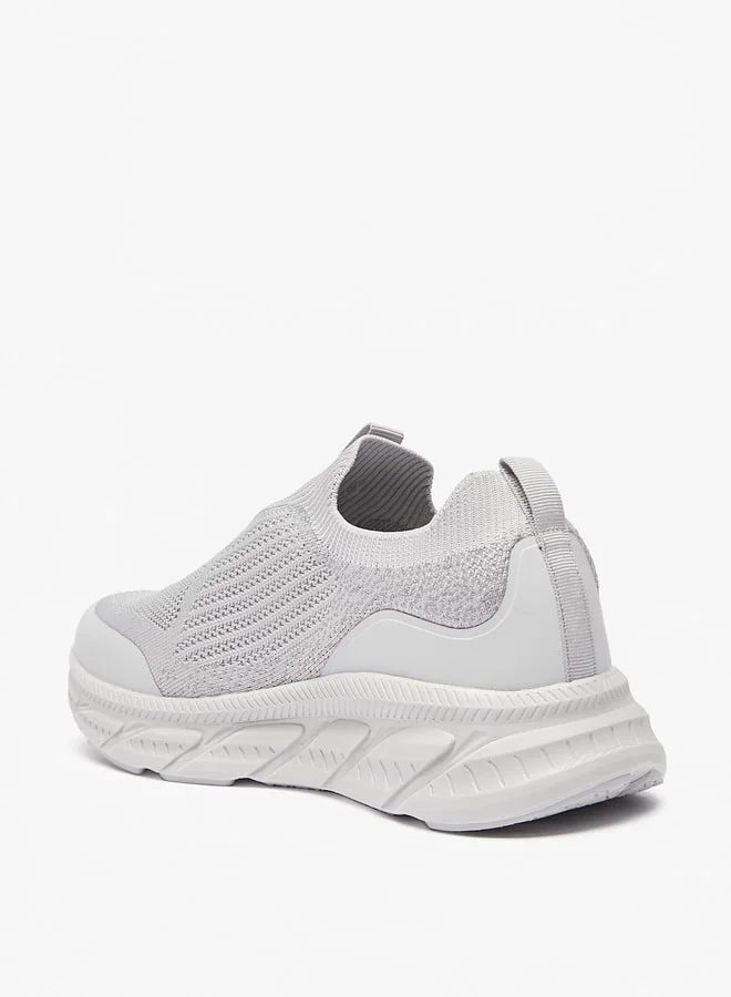 كابا Mens Solid Slip-On Sports Shoes with Pull Tabs
