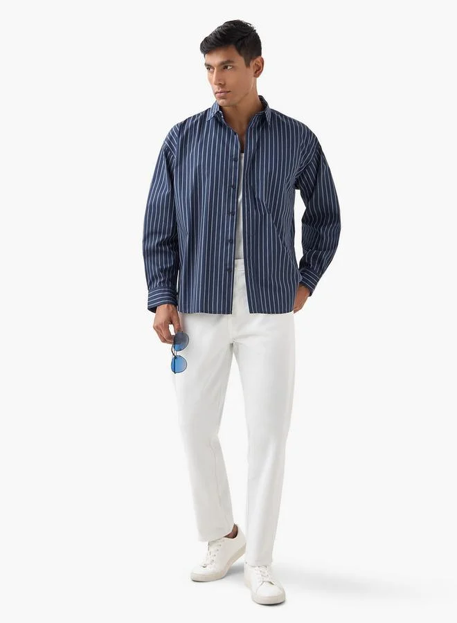 سبلاش فيڤ بنطلون بقصة عادية بخصر متوسط وجيوب