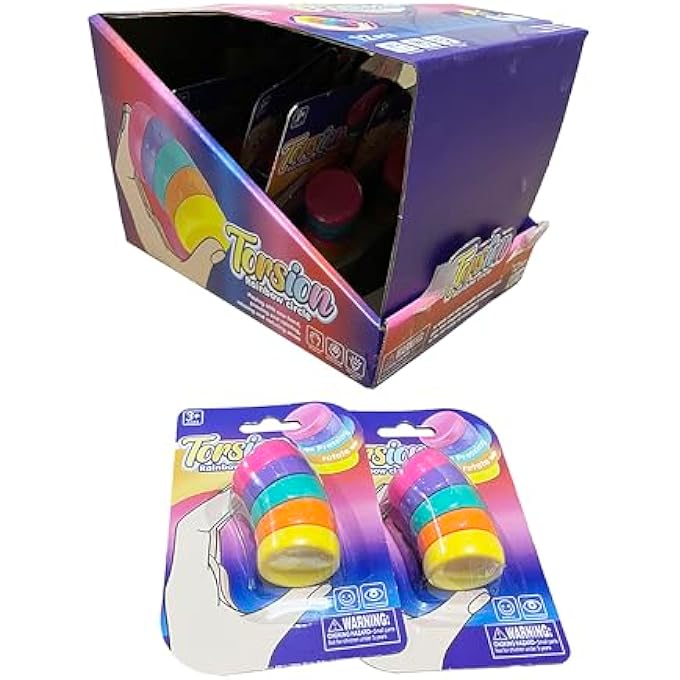 macmerise Galaxy Torsion Rainbow Toy - Fidget Toy for One-Hand Play, Stress Relief & STEAM Learning - Assorted Colors, 1 Piece - Image 3