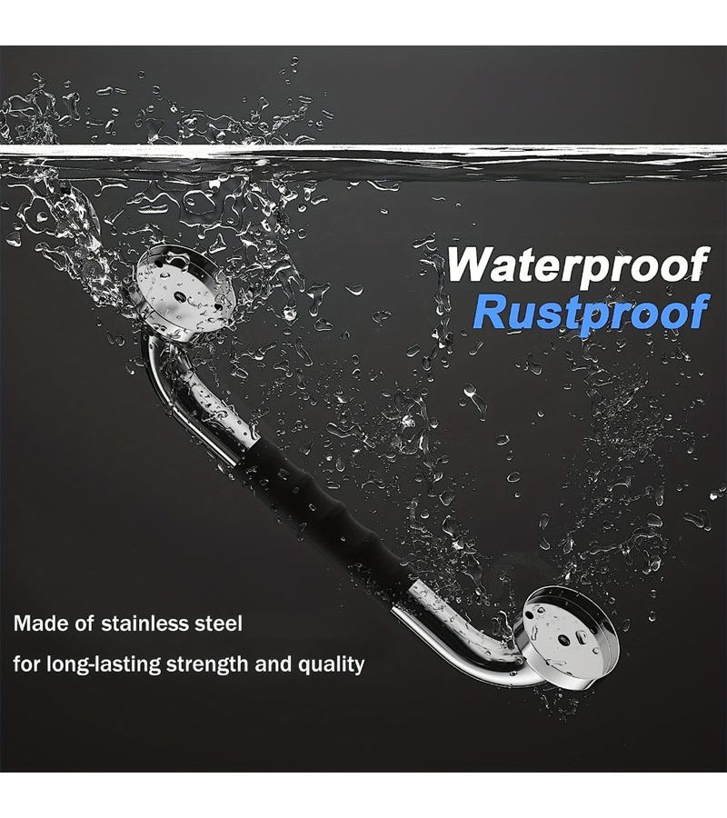 Stainless Steel Grab Bars 2 Pack 20 Inch for Bathroom Safety Slip Resistant Handrails - Image 4