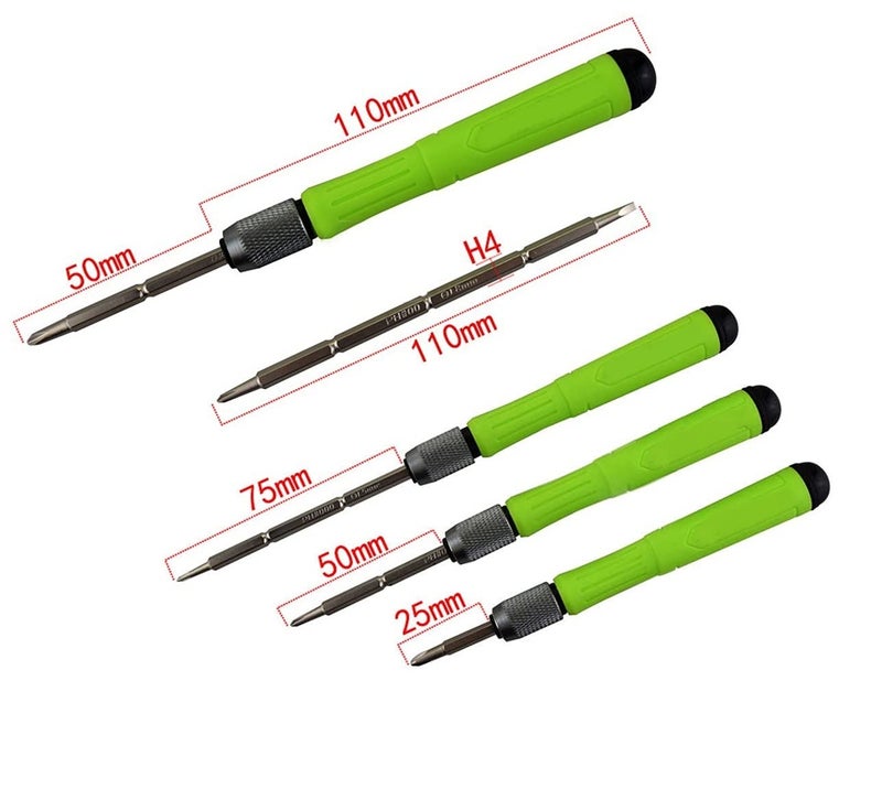 WOWSOME WOWSOME Magnetic Multi Function Screwdriver Set For Mobiles PDA Laptop Repairing Tools Kit with Esd Tweezer and Steel Pry Bar Precision Screwdriver Set Pack of 18 - Image 3