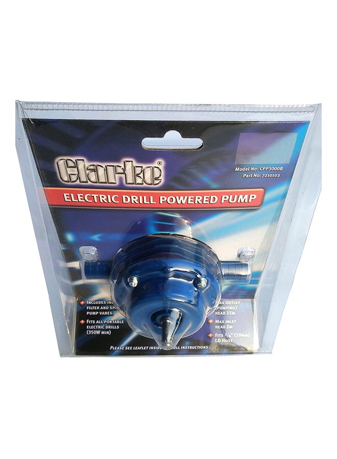 Generic Electric Drilled Powered Pump Blue 125 x 107mm  - Image 2
