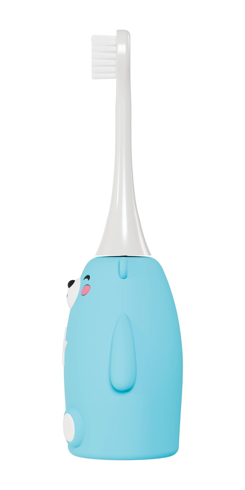 porodo Kids' Electric Silicone Toothbrush Rechargeable Sonic with Soft Bristles, Extra U-Shaped Head, 2 Modes, IPX7 Waterproof, 450mAh, TOTLO PDLFSTZ2U - Image 3