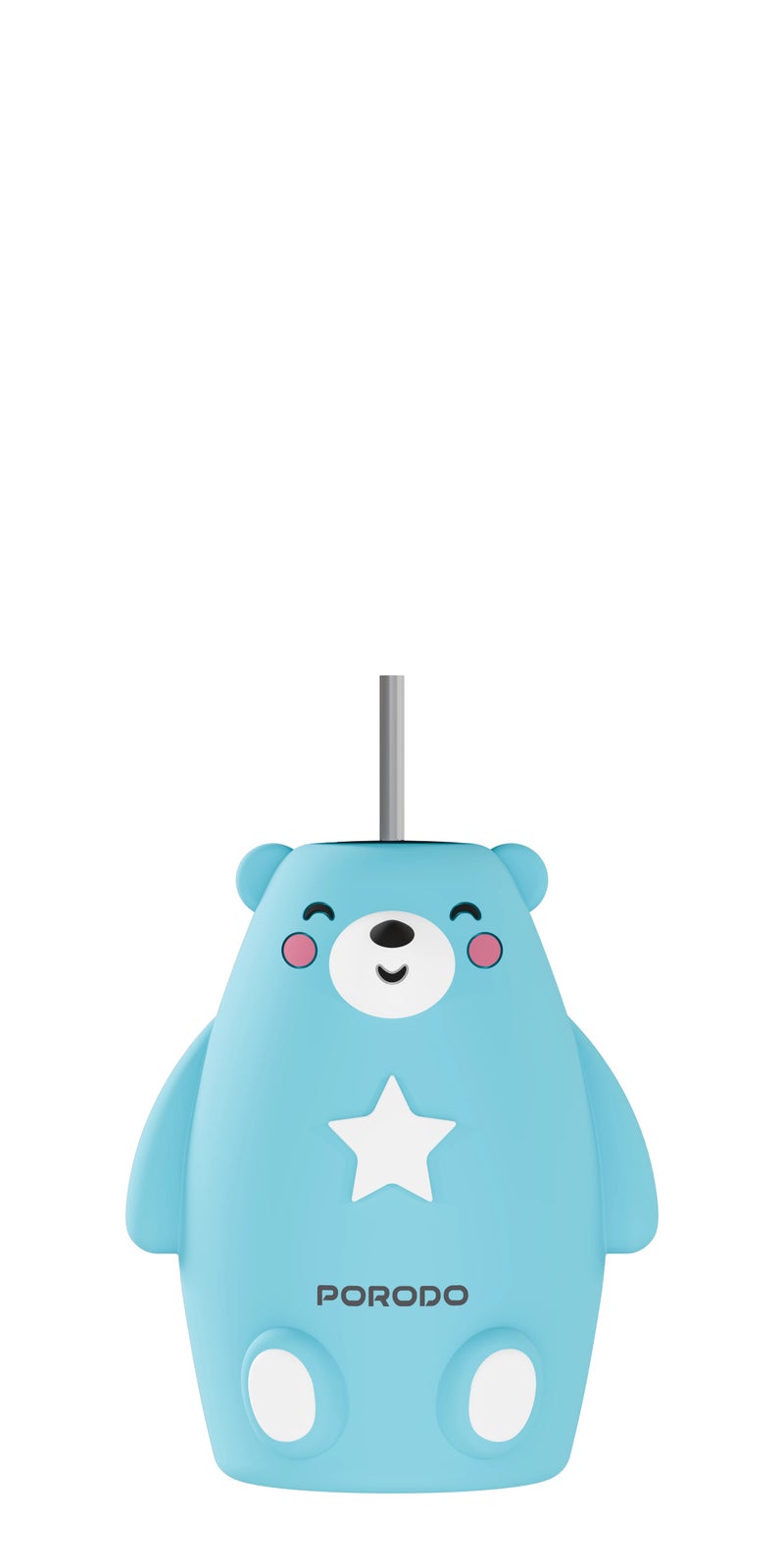 porodo Kids' Electric Silicone Toothbrush Rechargeable Sonic with Soft Bristles, Extra U-Shaped Head, 2 Modes, IPX7 Waterproof, 450mAh, TOTLO PDLFSTZ2U - Image 4
