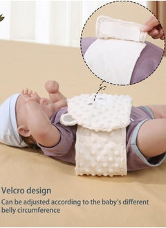 Dominy Baby Colic And Gas Relief Bellyband, Heated Tummy Wrap, Baby Swaddle Belly Protector Heated For Upset Stomach And Soothes Gas（Blue）  - Image 2