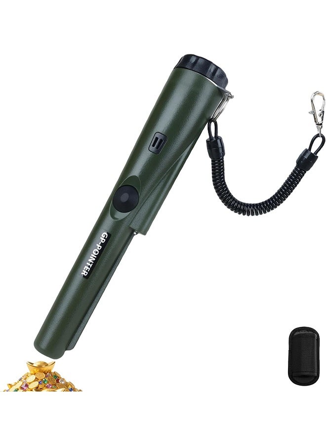 Metal Detector, Safety Protection Handheld Metal Pinpointer Detector, Waterproof Anti-Dust Gold Detector, Treasure Pinpointing Metal Finder for Adults and Kids (No battery included） - Image 1