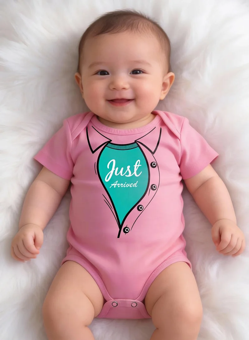 فنكار بودي أطفال وردي بطبعة Just Arrived من Funkaar