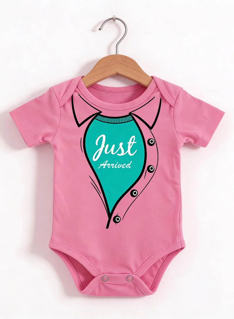 Funkaar  Funkaar Pink Just Arrived Print Baby Bodysuit  | Best Price UAE