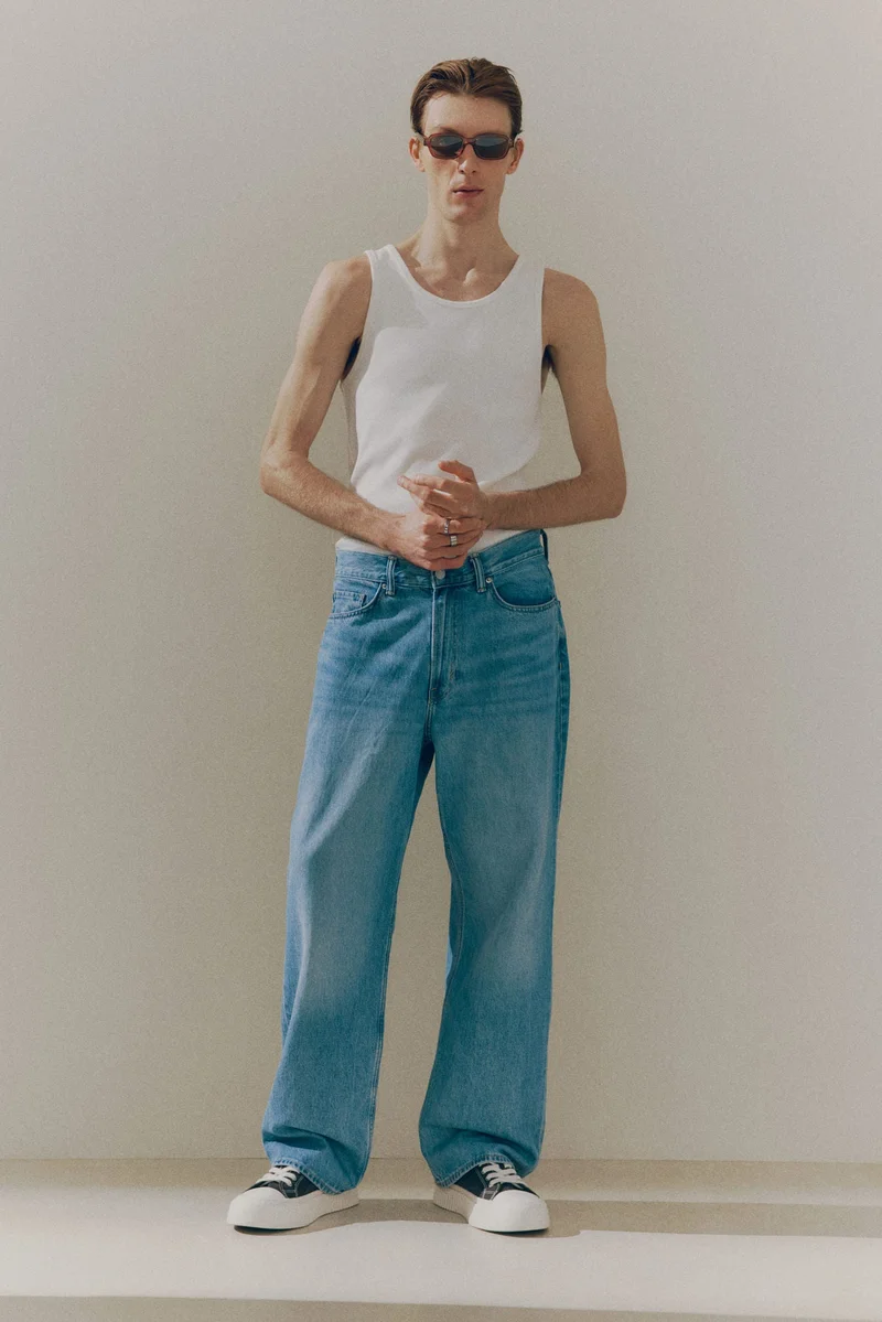 H&M Slim Fit Ribbed vest top