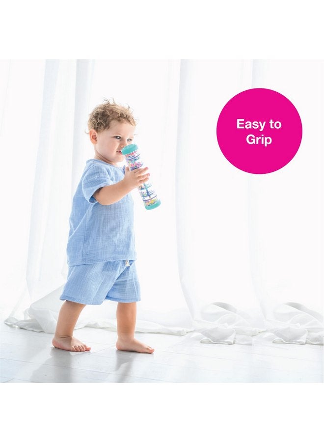 إيدوشيب عصا المطر من Edushape مقاس 8 بوصات - لعبة Rainmaker للأطفال، آلة موسيقية ذات أنابيب حسية - لعبة Rain Stick للأطفال لتهدئة أصوات المطر، ألعاب مثالية لوقت النوم على البطن، ألعاب حسية ممتعة للأطفال الصغار - Image 5