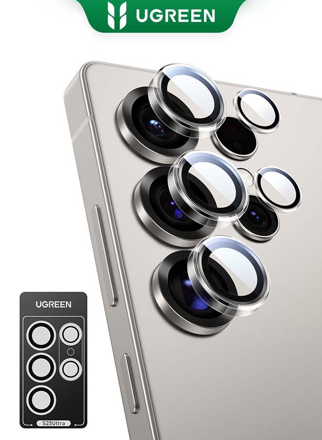 Ugreen Samsung Galaxy S25 Ultra Camera Lens Protector, HD Anti-Glare, Case Friendly, Ultra Color Reproduction, Ultra-thin 9H Tempered Glass, Scratch-Resistant, Individual Lens Protector Easy Installment - Image 1