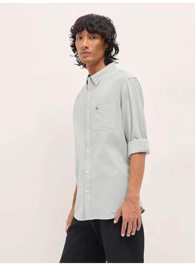 THE BEAR HOUSE  Men’s Long Sleeve Shirt Classic, Comfortable and Stylish Essential for Work, Travel or Casual Outings for Men | Best Price UAE