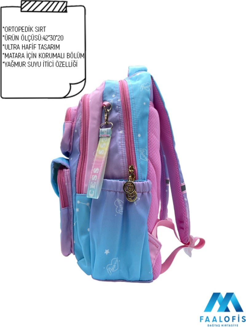 Color Bags Ultra Quality Waterproof Back Supported School Bag B6 - Image 4
