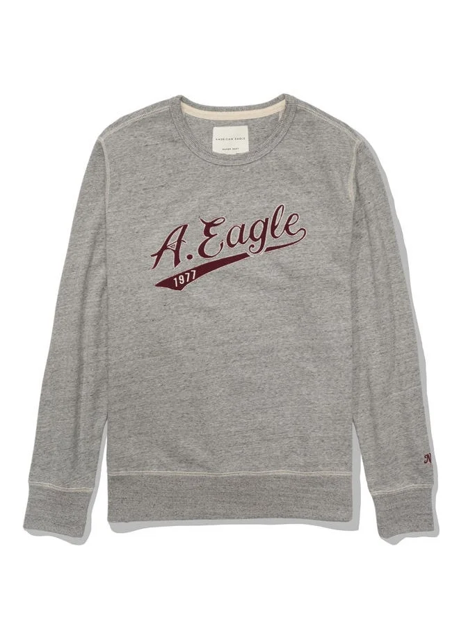 امريكان ايجل AE Crew Neck Graphic Sweatshirt