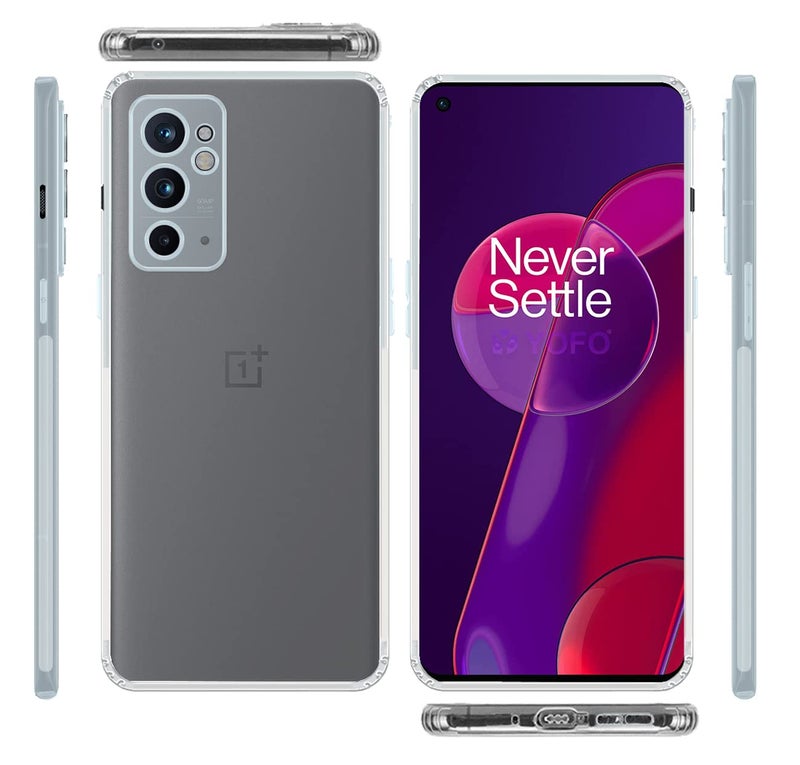 YOFO Back Cover for OnePlus 9RT (5G) (Flexible|Silicone|Transparent|Camera Protection|DustPlug) - Image 5