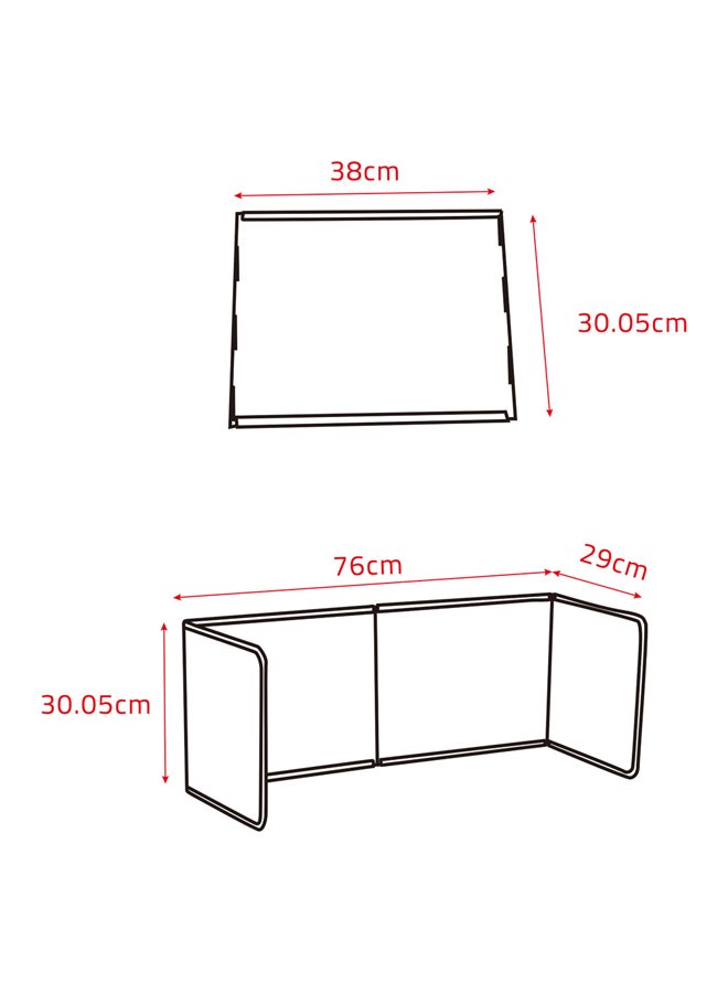 السنيدي ذراية مقاومة للهواء 134* 30.05 سم- تتحمل حرارة عالية، توفر حماية من تطاير الزيت والشرر، سهلة التخزين والنقل - Image 5