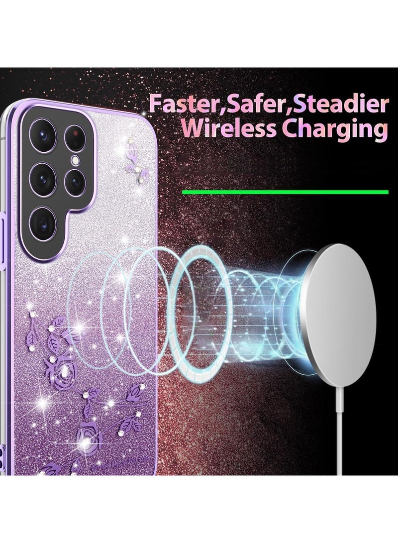 عام غطاء متوافق مع هاتف Samsung Galaxy S25 Ultra - غطاء TPU مرن مضاد للصدمات، غطاء مذهب لامع بمظهر متقن، غطاء براق - Image 3