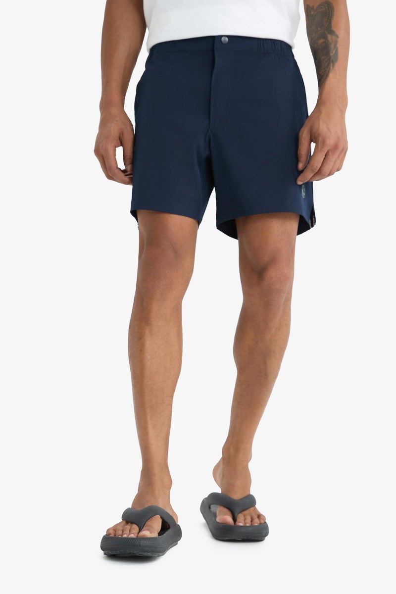 DeFacto Blue Man DeFactoFit Flexible Textured Swim Shorts Casual - Image 3