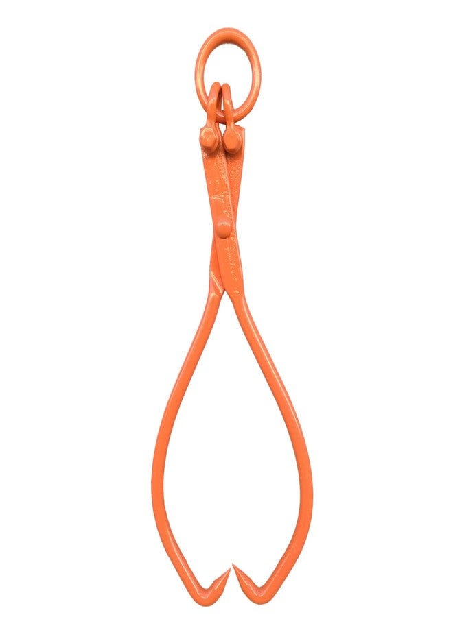 OAOLOWF Skidding Tongs Log Lifting/Swivel Dragging Steel Tongs Log Lifting, Handling, Dragging & Carrying Tool / 18inch Jaw Opening (18"-O-Ring) - Image 1