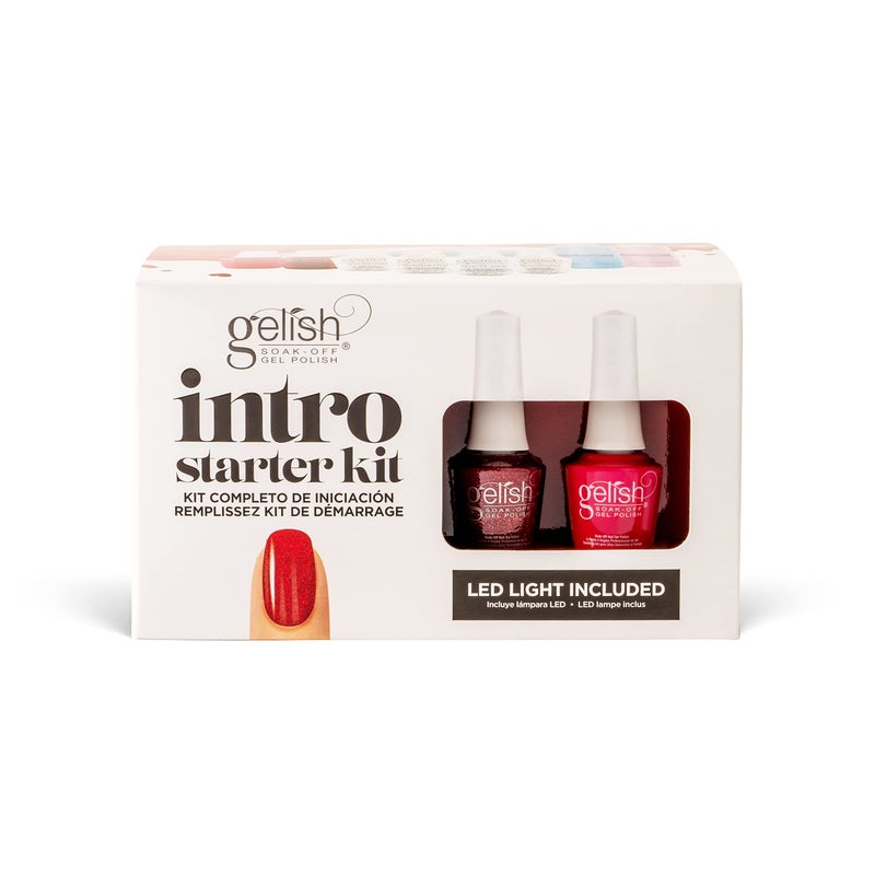 Gelish MINI Intro Starter Kit â€“ Gel Nail Kit, Everything You Need for a Salon-Quality, Long-Lasting, Chip-Free Results, Gel Manicure at Home. - Image 1