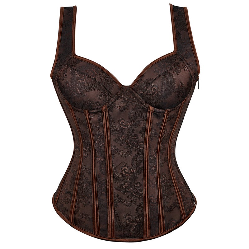 New Women'S Brown Court Top With Shoulder Strap - Image 2
