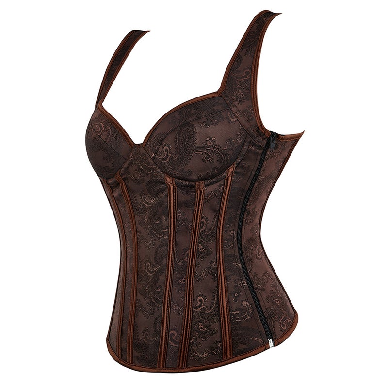 New Women'S Brown Court Top With Shoulder Strap - Image 3