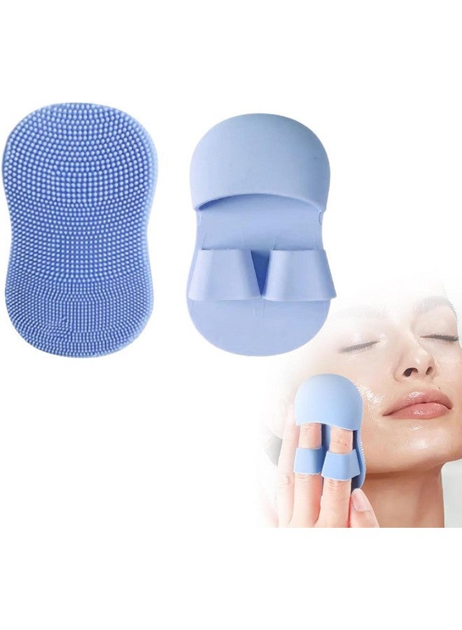 SPAREQUE Face Scrubber for Women and Men, Silicone Face Cleansing Brush Face Scrubbers Soft Exfoliators Cleaning Tool Massage Washing Pore Cleanser Pimples Blackhead Remover Deep Cleans Skin Care 1pcs - Image 1