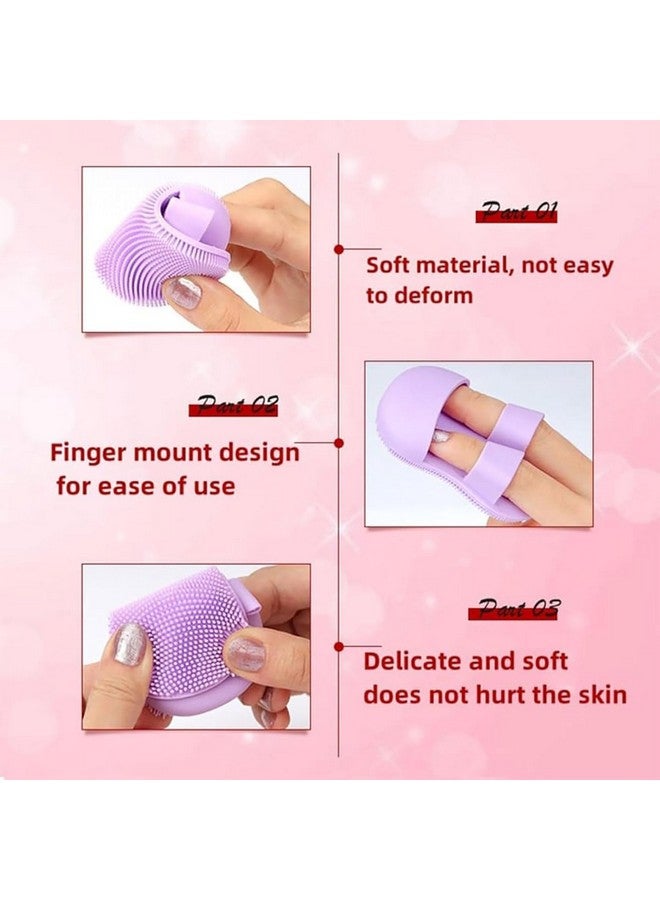 SPAREQUE Face Scrubber for Women and Men, Silicone Face Cleansing Brush Face Scrubbers Soft Exfoliators Cleaning Tool Massage Washing Pore Cleanser Pimples Blackhead Remover Deep Cleans Skin Care 1pcs - Image 5