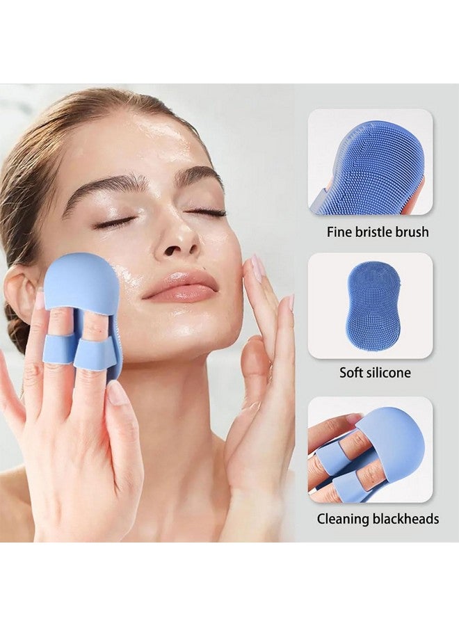 SPAREQUE Face Scrubber for Women and Men, Silicone Face Cleansing Brush Face Scrubbers Soft Exfoliators Cleaning Tool Massage Washing Pore Cleanser Pimples Blackhead Remover Deep Cleans Skin Care 1pcs - Image 2