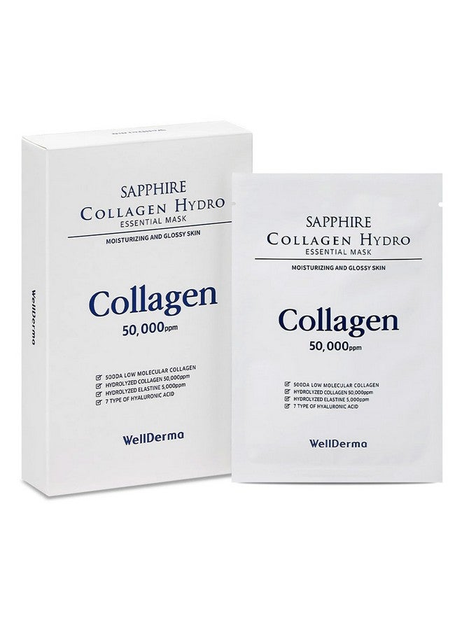 ويل ديرما قناع الياقوت والكولاجين المائي الأساسي 10 ورقات مهدئة ومهدئة للبشرة - Image 1