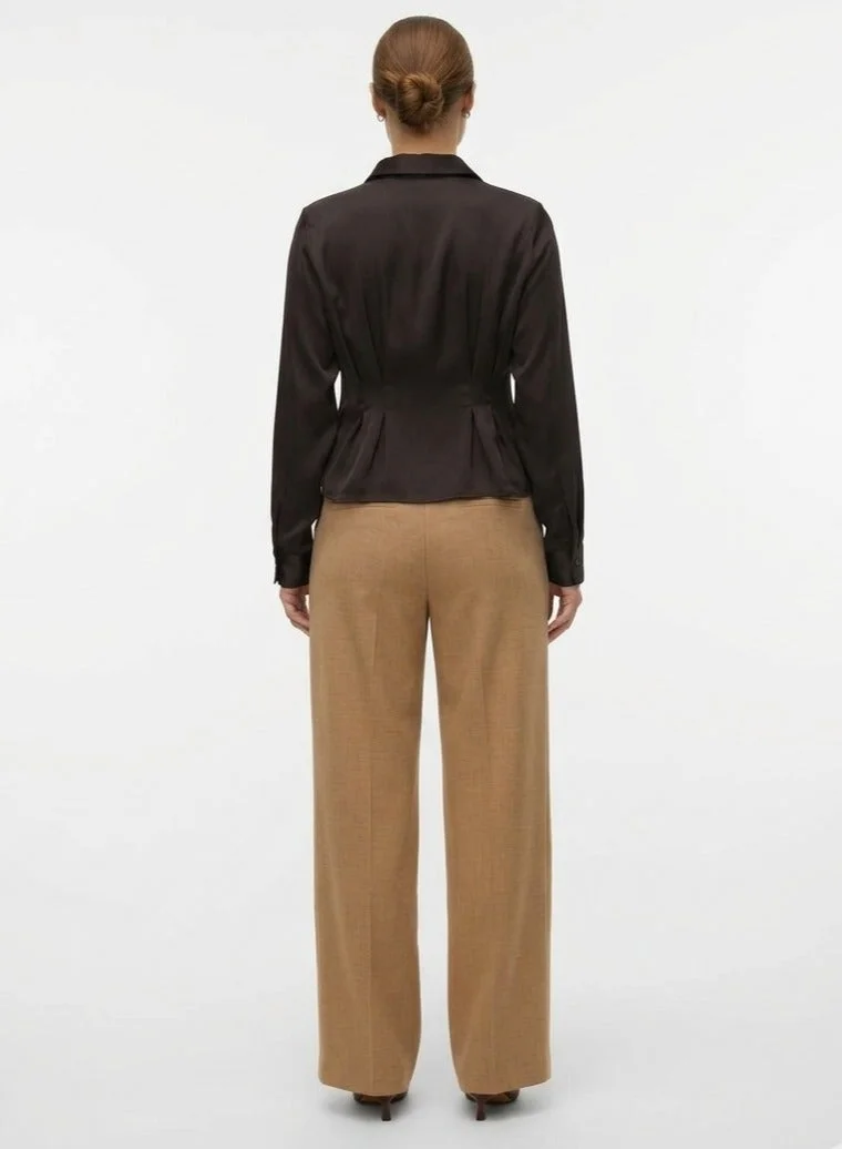 فيرو مودا VMMIRO Long Sleeve Fitted Shirt Woven
