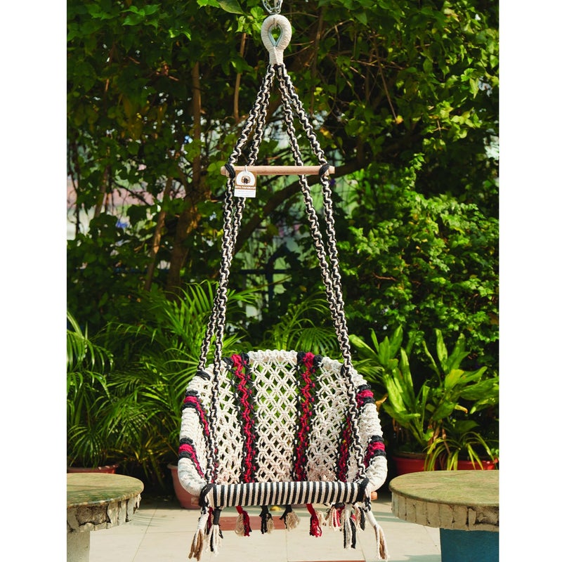 DIPA HANDICRAFT Swing for AdultJhula for Adults Dipa Handicrft Hammock SwingWieght Carrying Capacity180Kg 